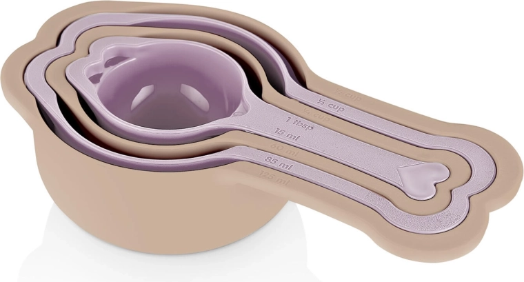 Komplet plastičnih merilnih žličk CULINARIA, 4 kosi