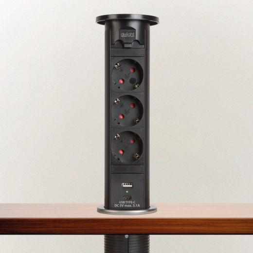 Motorized extension at the touch of a button