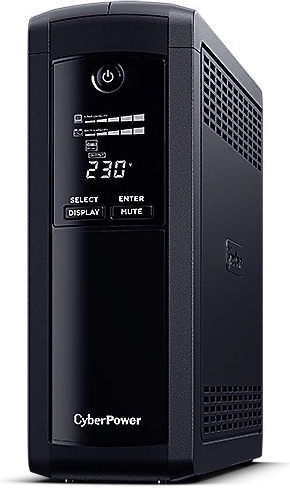 Brezprekinitveni napajalnik UPS CYBERPOWER VP1600ELCD-FR 1600 VA / 960 W z LCD in AVR, 5x FR