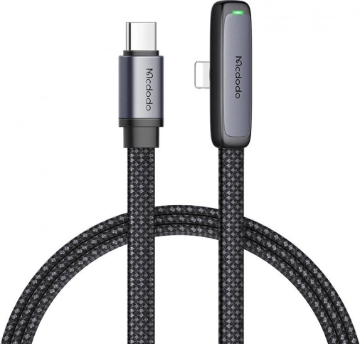 USB‑C na Lightning kotni kabel Mcdodo 1,8 m črn