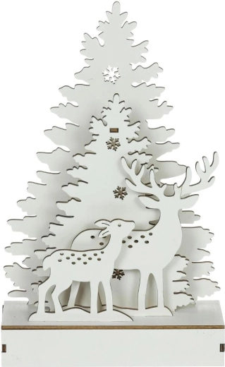 Magical winter forest design