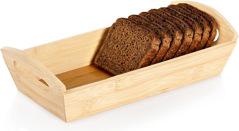 Bambusova košara za kruh 29 × 14 × 7,5 cm