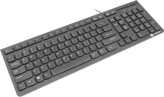 NATEC Discus 2 slim črna tipkovnica
