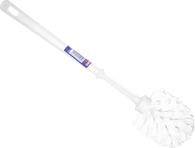 Plastična WC ščetka brez posodice, bela