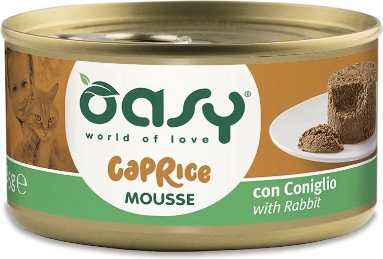 Oasy Caprice mousse z zajčjim mesom 85 g