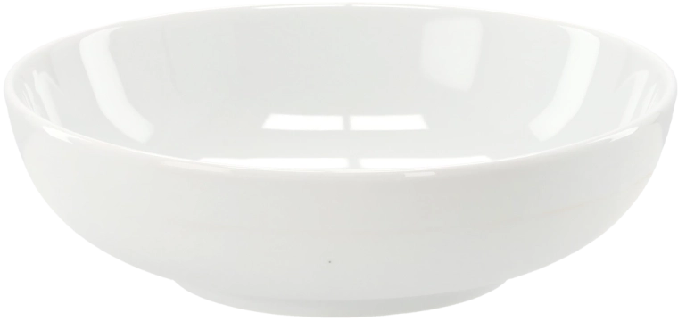 Porcelanast kvadratna globoka krožnik 21,5 cm bel
