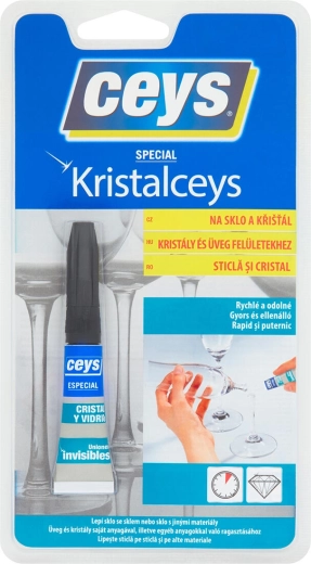 Lepilo za steklo 3 g KRISTALCEYS