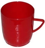 Plastični lonček s krogci 0,3 l – mešanica barv