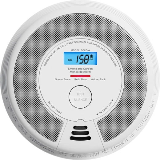 Smoke and Carbon Monoxide Detector X-Sense SC07-W