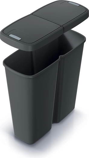 Prosperplast Compacta Q Duo koš za odpadke 50 l za ločevanje odpadkov