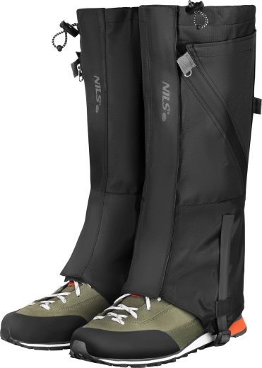 NILS Camp black hiking gaiters