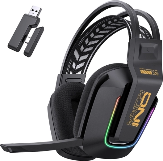Igralne brezžične slušalke Onikuma GT828 z RGB in 2,4 GHz/Bluetooth