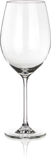 Široka čaša za poln razvoj arom