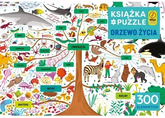 Sestavljanka 300 kosov + knjiga - Drevo življenja