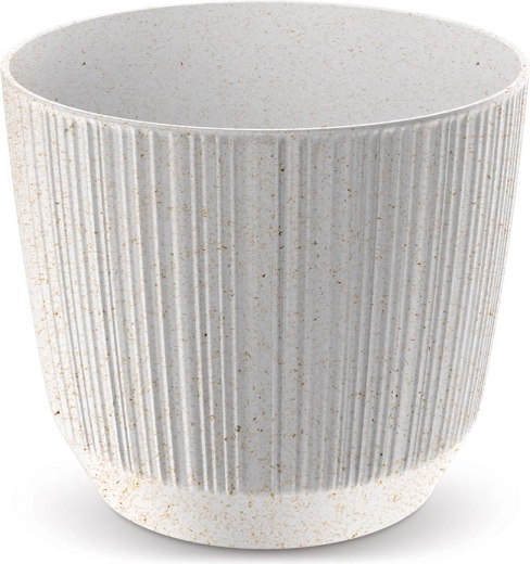 Ryfo Eco Wood Flower Pot 10.7 cm white