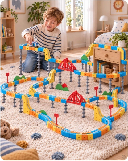 157 pieces for endless building