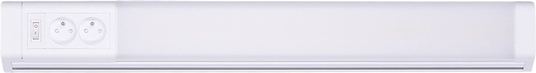 Solight LED kotna kuhinjska svetilka z 2 vtičnicama in stikalom 10 W 4100 K 51 cm