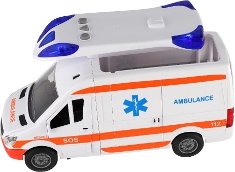 Light and sound effects like a real ambulance