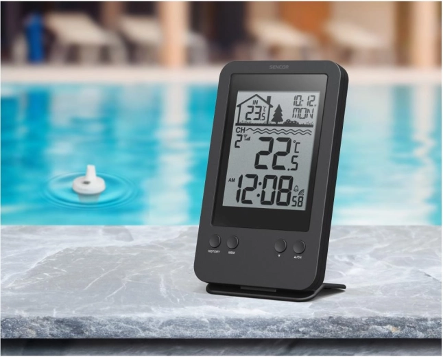 Clear display with backlight