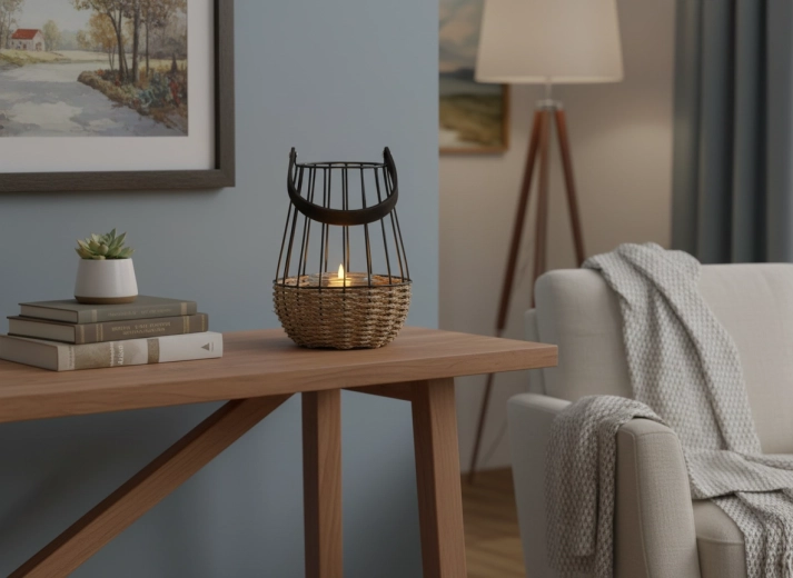 Stilni poudarek za dnevno sobo in spalnico