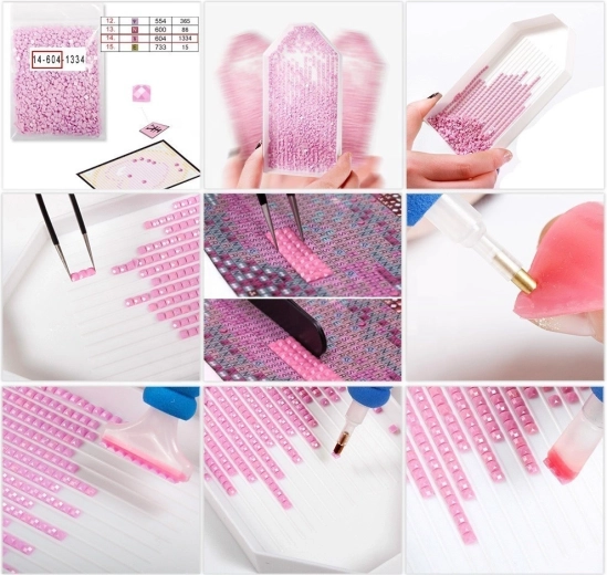 Hitro razvrščanje in natančno polaganje kamenčkov