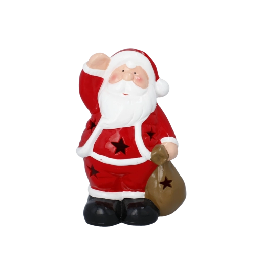 Christmas Decorative Figurine of St. Nicholas with a Sack of Gifts