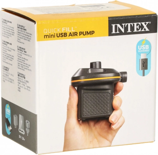 Električna USB črpalka za blazine in bazenske napihljivke INTEX Quick-Fill 5V