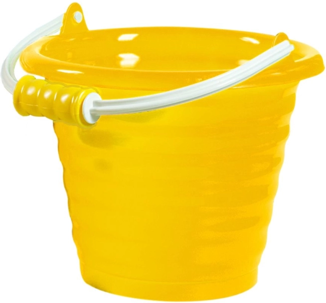 Androni vedro z valovitim vzorcem – premer 20 cm – rumena