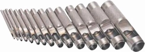 Komplet votlih luknjačev 2–22 mm, 15 delov