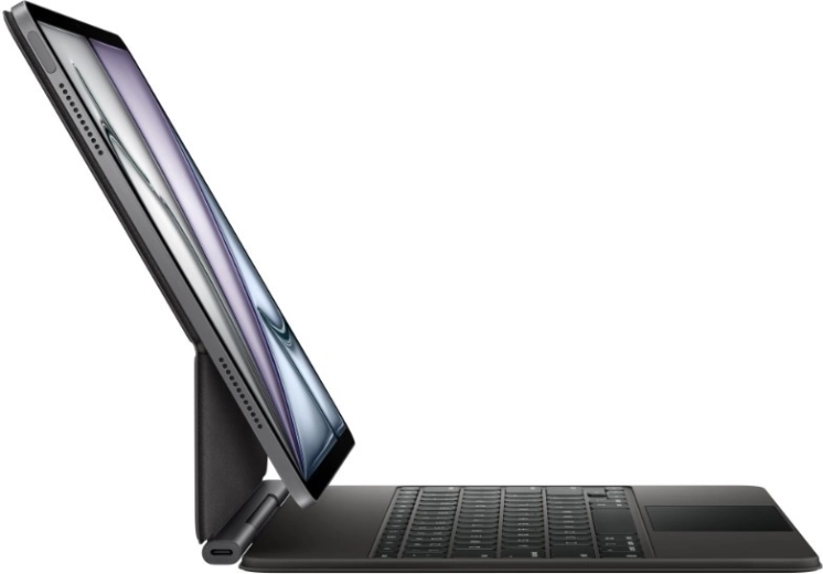 Velik steklen sledilnik z gestami