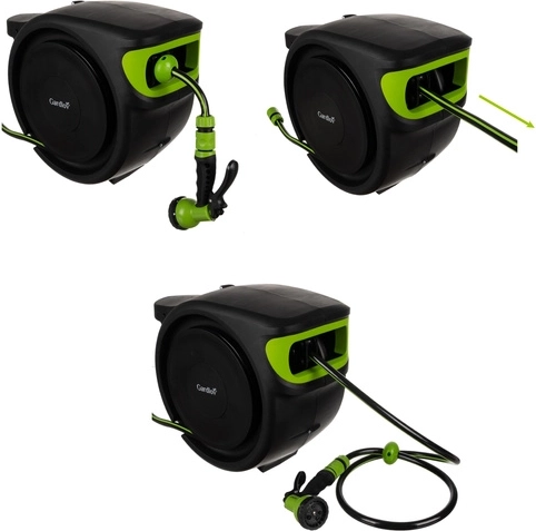 Automatic rewind for fast and tidy storage