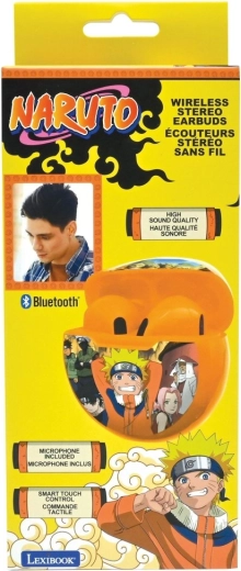 Brezžične Bluetooth ušesne slušalke Lexibook Naruto z mikrofonom