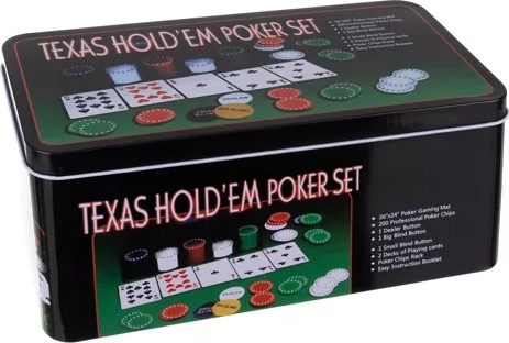 Complete equipment for Texas Hold'em