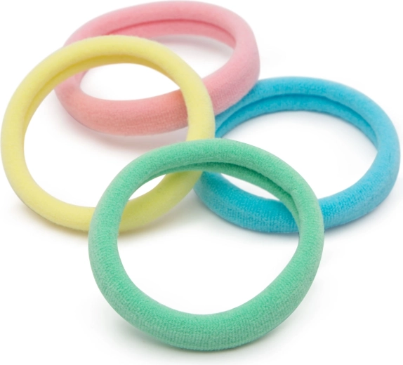 Set of elastic hair ties, 12 pieces