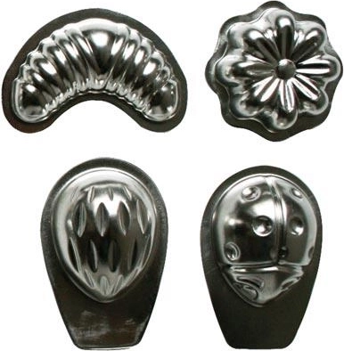 Set božičnih modelčkov za piškote, 20 kosov, pocinkan pločevinasti