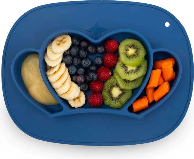 Trije ločeni predelki za raznolike porcije