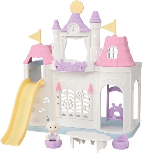 Grajski vrtec SYLVANIAN FAMILIES – igralni grad z gugalnico in toboganom