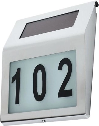 Solarna LED osvetlitev hišne številke MACLEAN ENERGY MCE172