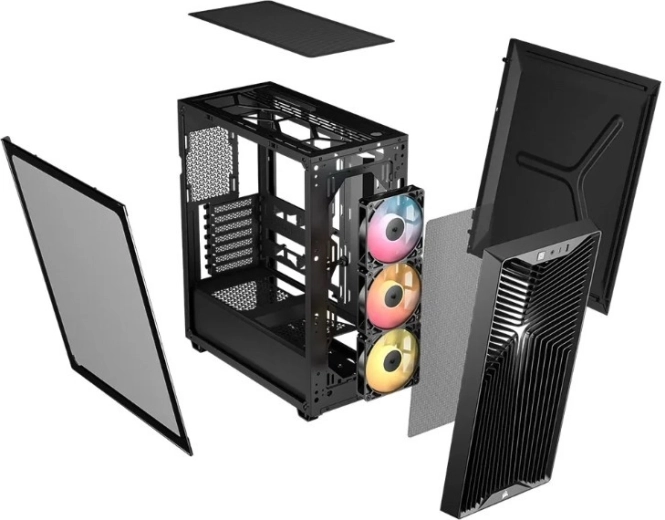Modularna zasnova in 3× RS120 ARGB v paketu