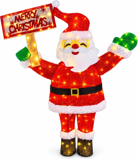 Christmas LED Santa Claus Decoration 120 cm
