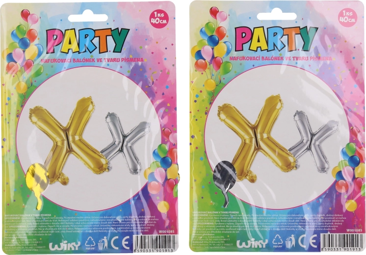 Napihljiv balon črka X