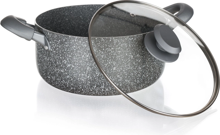 Stekleni pokrov z izpustom pare