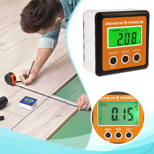 Osvetljen LCD in praktični funkciji HOLD/REF