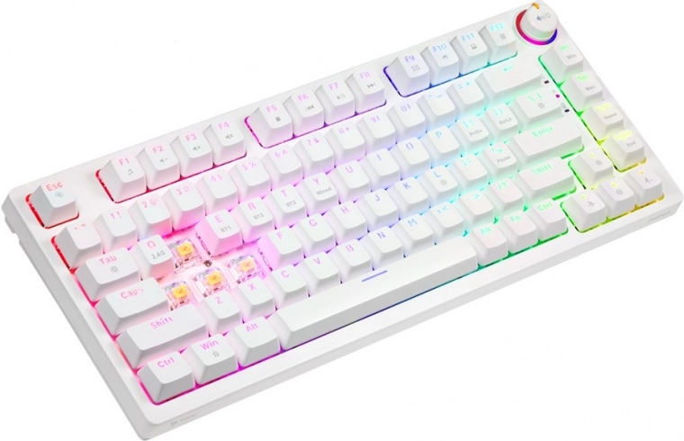 Mehanska tipkovnica Phenix White Gateron Yellow