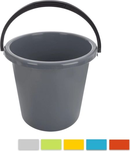 Plastično vedro Mamba 12 l, mešanica barv