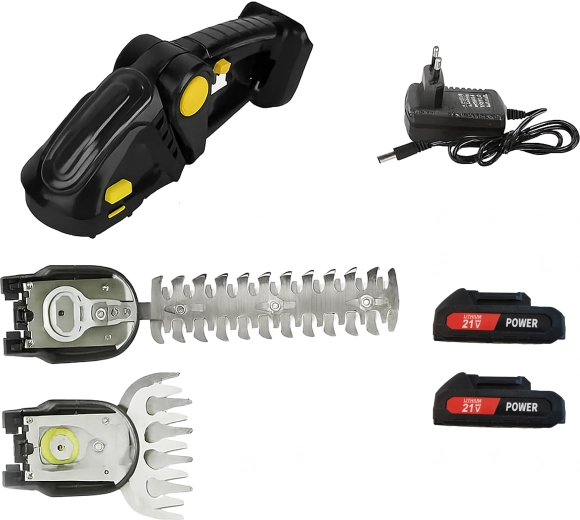 2v1: rezilo za grmovje in škarje za travo