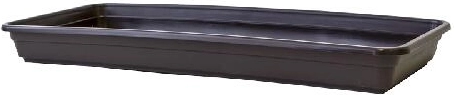 Plastičen podstavek za korito Lobelia 50 cm rjav