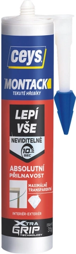 Montažno lepilo prozorno 300 ml MONTACK CEYS
