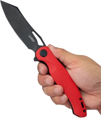 Durable red G10 handle