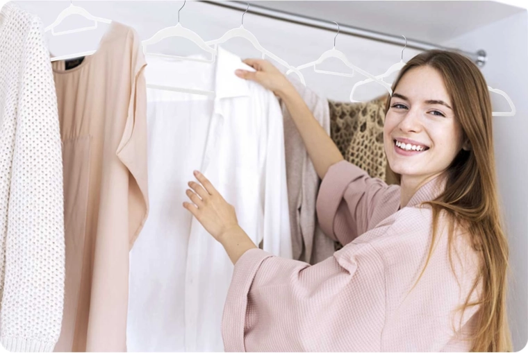 Prostorsko varčen tanek dizajn, več prostora v omari